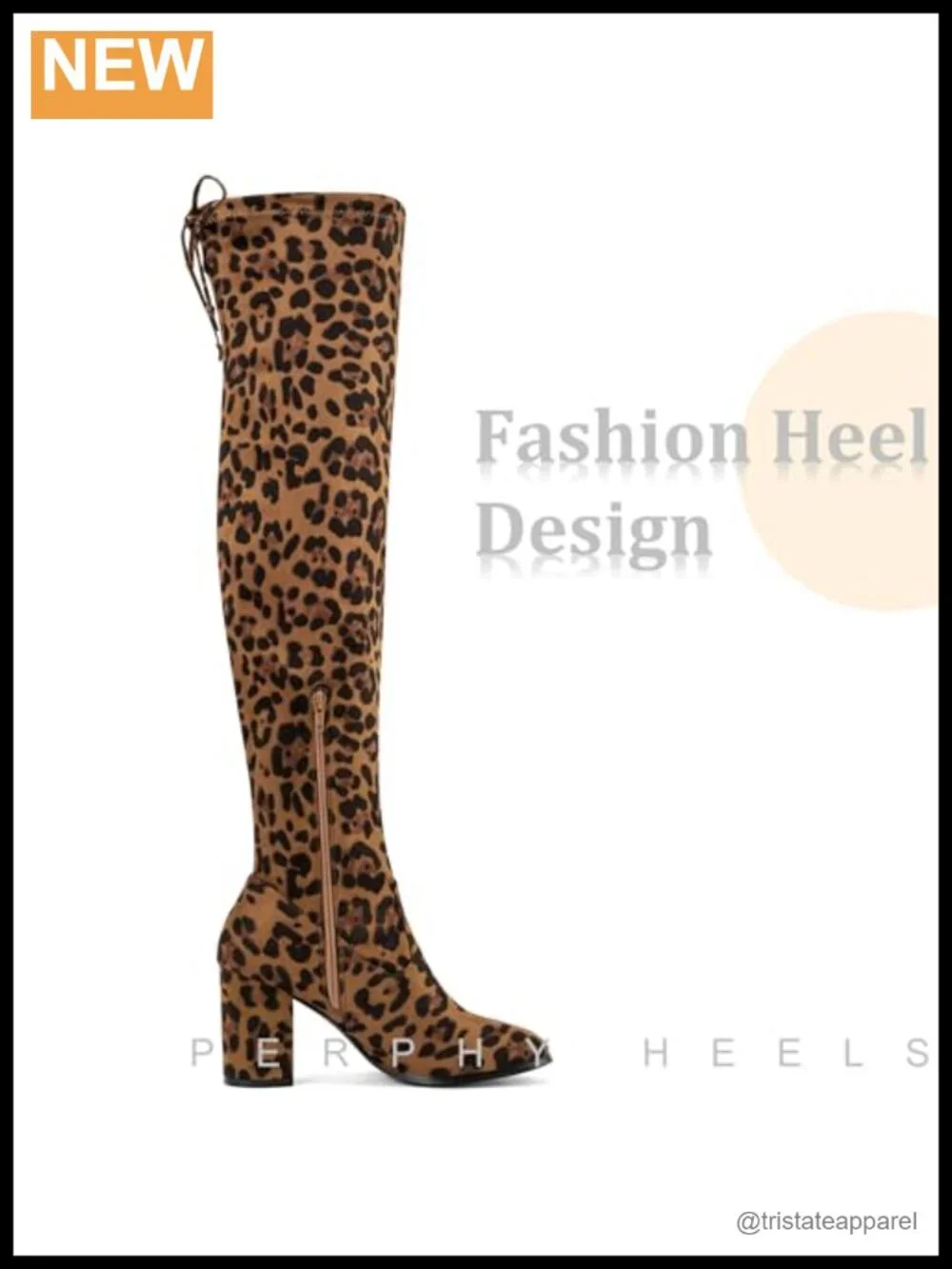 Over the Knee Block Heel Boots with Side Zip Faux Suede
